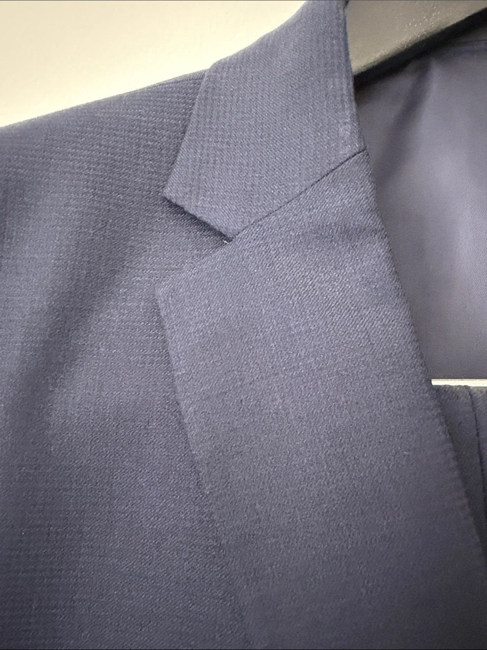 Kenneth Cole Reaction Men's Navy Two-Button Suit